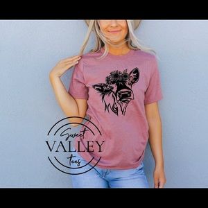 Cute Cow Graphic Tee